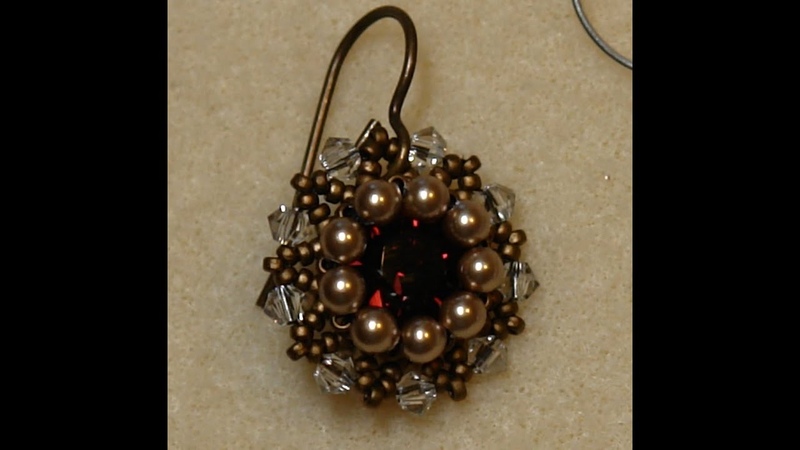 Sidonias handmade jewelry Vintage Swarovski beaded
