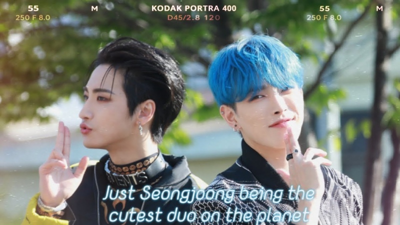 Just Seongjoong being the cutest duo on the planet, seonghwa, hoongjoong, matz, seongjoong,