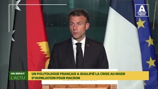 “LA CRISE AU NIGER D’HUMILIATION POUR MACRON“ UN POLITOLOGUE FRANÇAIS