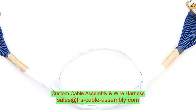 Custom Micro Coaxial Cable Assembly China LVDS Cable Manufacturers Customized Assenbly Cable for