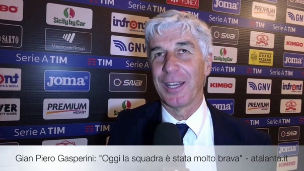 Gian Piero Gasperini: Oggi la squadra è stata molto