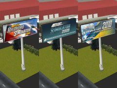 Mechanical Changing Roadside Billboard