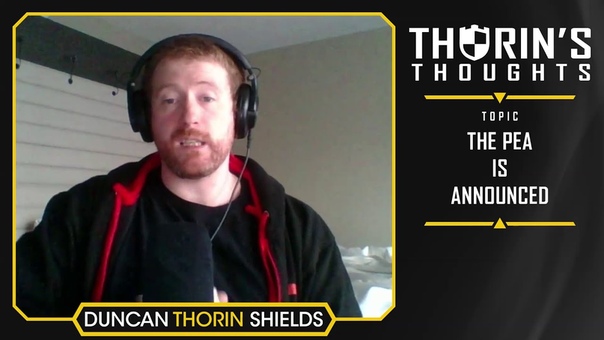 Thorins Thoughts The PEA is Announced ( CS: