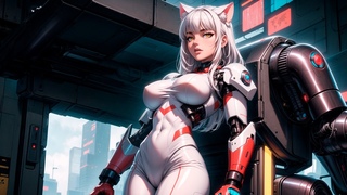 Synthwave Purrs || A Neko's Journey Through 80's Synthwave Dimensions