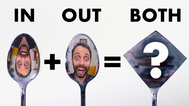 Saddle shaped mirrors are really weird to look