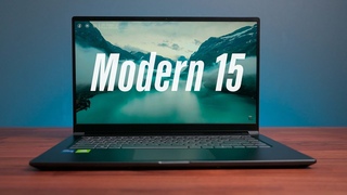 MSI Modern 15  мощный ультрабук для работы и учёбы