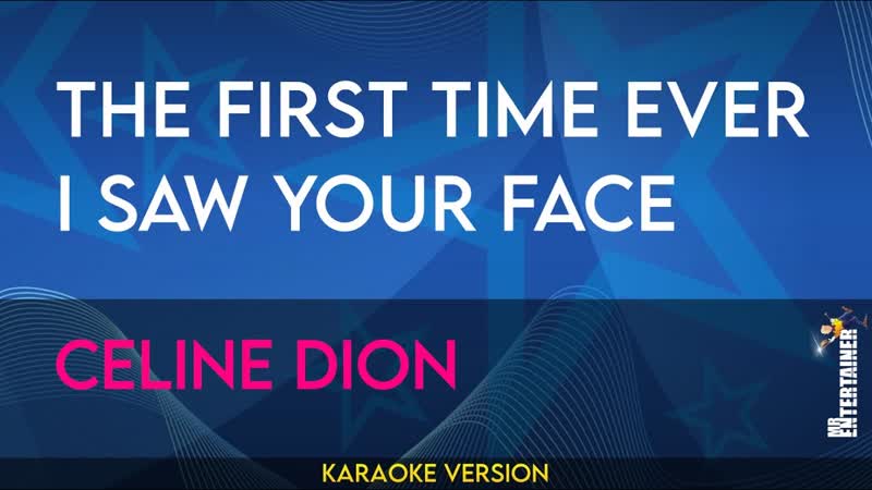 The First Time Ever I Saw Your Face Celine Dion (
