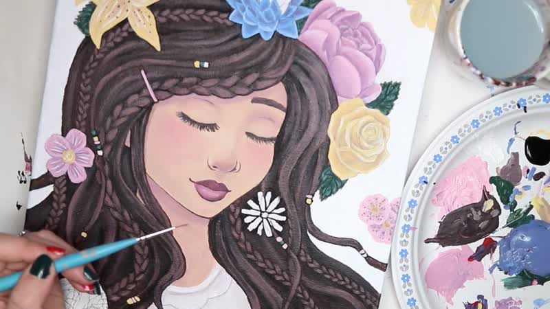 ACRYLIC PAINTING Serenity Dollar Store