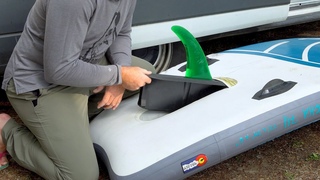 Retractable Fin For Paddle Boarding
