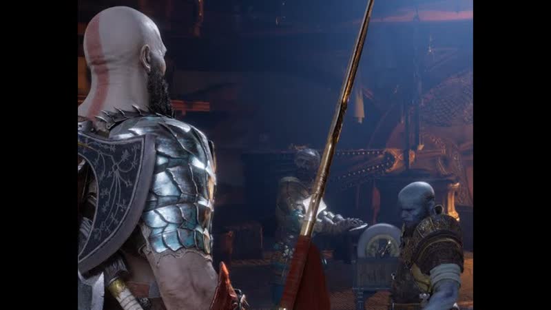 Хвастаюсь копьем God of War: Ragnarök