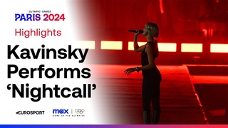 Kavinsky performs 'Nightcall' from Drive at the Paris Olympics Closing Ceremony  | #Paris2024