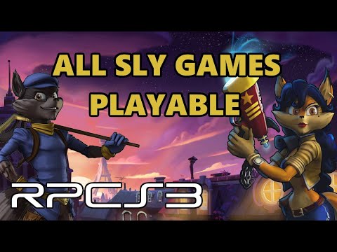 RPCS3 All Sly Games Now Playable (4 K 60fps