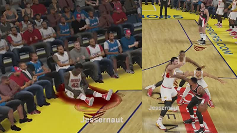 NBA 2 K15 My Team LILLARD BEATS UP KEVIN LOVE,