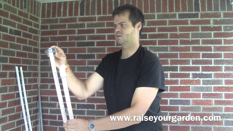 DIY PVC TRELLIS FOR CUKES, BEANS AND