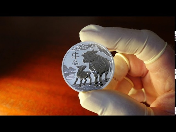 Close look at the 2021 Australian Lunar bullion coin