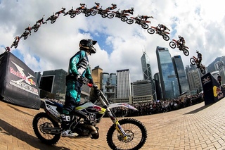 High Flying FMX Tricks in Hong Kong - Red Bull X-Fighters Jam 2015