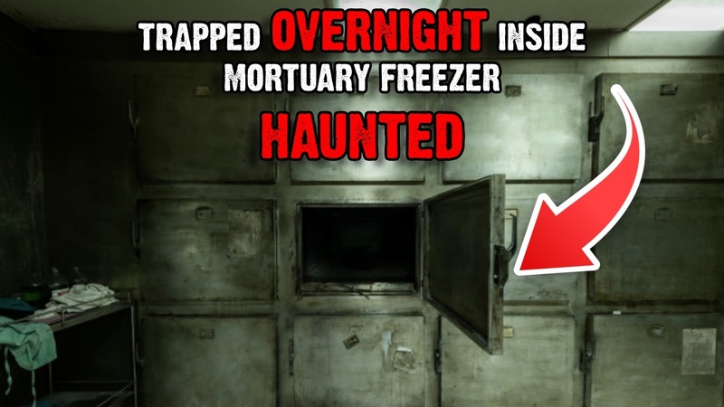 I Spent the NIGHT in an Abandoned Mortuary Freezer and ITS