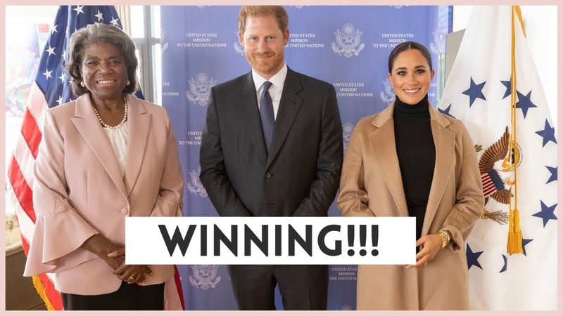 Meghan And Harry Meet With UN