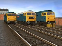 BR Class 47 blue 1983 nameplate-textures