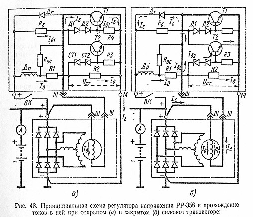 Схема подключения генератора маз