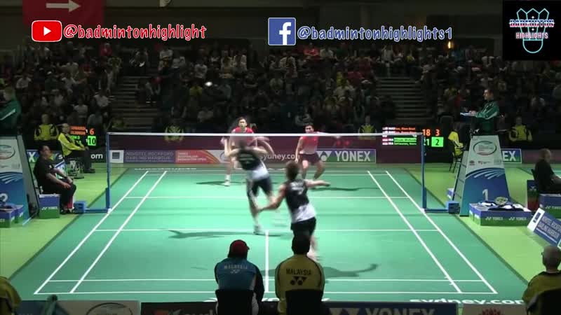 Badminton Koo Kien Keat Tan Boon Heong vs Mohammad Ahsan Hendra