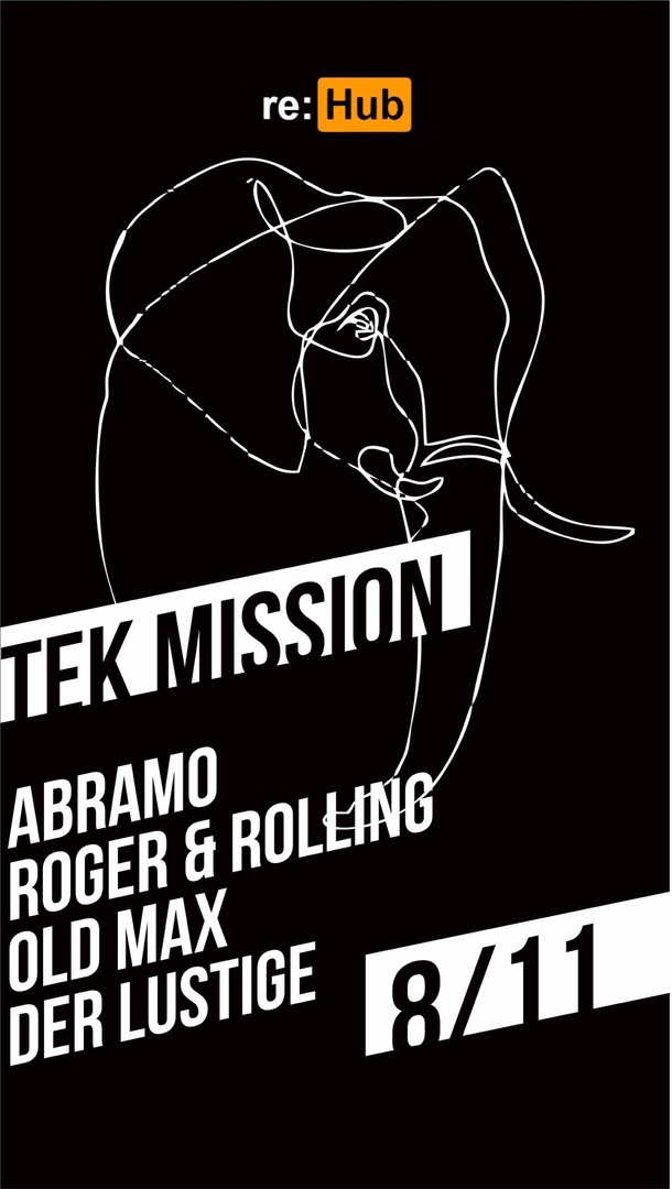 Афиша Челябинск re:HUB 08/11 TEK-MISSION / ЯНИROOM