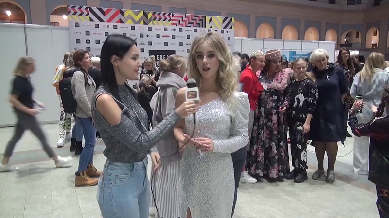 Интервью на Moscow Fashion Week 2019 Певица, модель Elizabeth
