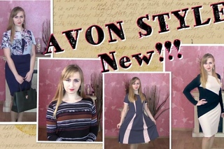 AVON NEWS: НОВИНКИ! Черно-белое платье, Туника 2 в 1, Сумка Люси, Синее платье 3-го катал ...