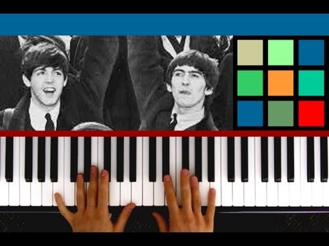 How To Play Michelle Piano Tutorial ( The