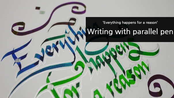 Pilot Parallel Pen Calligraphy :