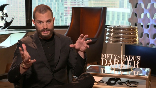 FIFTY SHADES DARKER Jamie Dornan with Scott