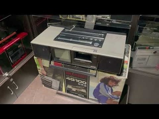 vintagemoscow. магнитола с ТВ sharp 4g100 NEW!!!