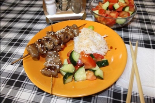Классические японские шашлычки Якитори