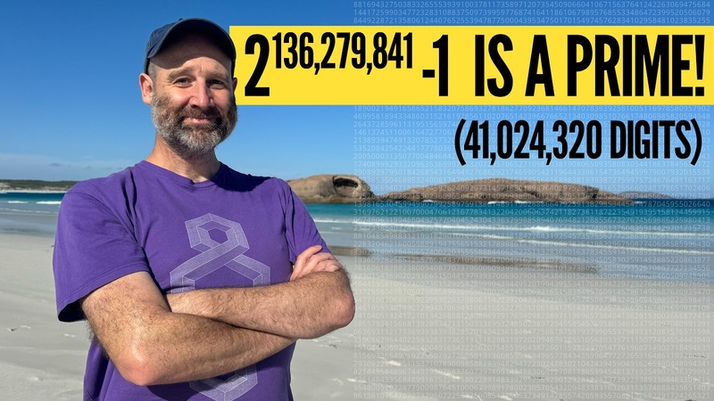 New largest prime number found See all 41, 024, 320