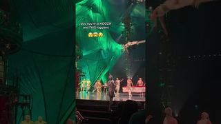 this is what happens when you mix one stilt and teeterboard  #KOOZA | Cirque du Soleil #shorts