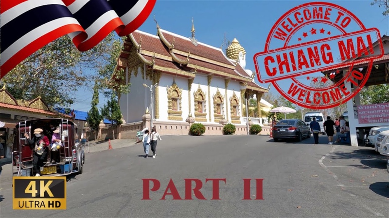 DRIVING in CHIANG MAI Part II, Chiang Mai province, THAILAND I 4 K