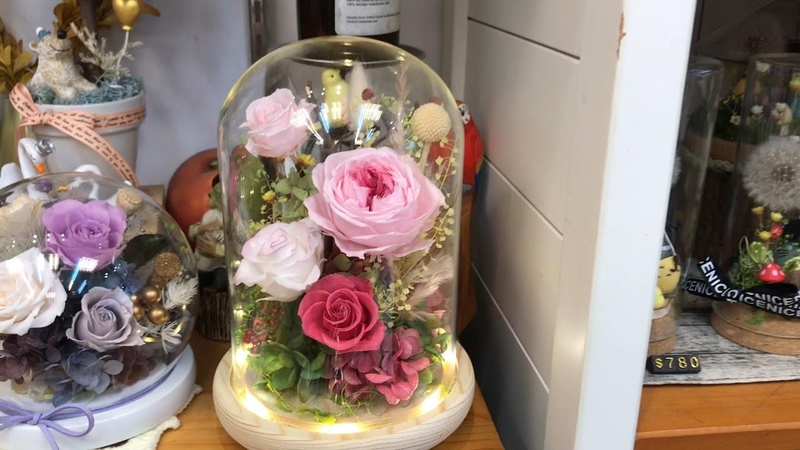 Everlasting Flowers Glass Dome Series, エバーラスティングフラワーグラスドームシリーズ,