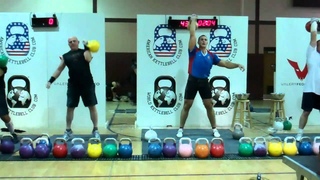 Ivan Denisov One Arm Jerk 48kg 6 min 20 rpms