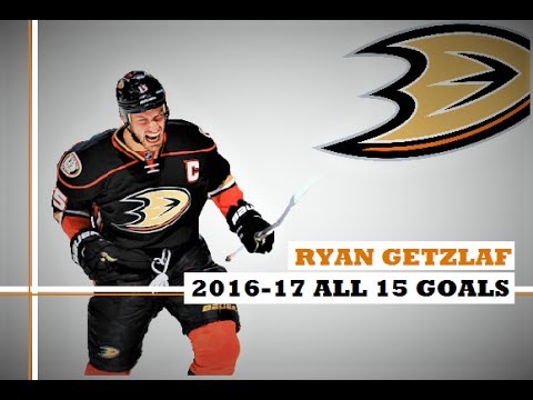 Ryan Getzlaf (, 15) ALL 15 Goals 2016 17 Season (