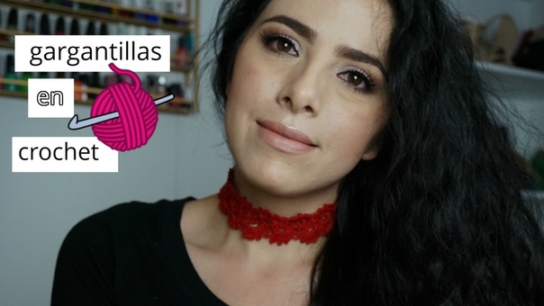 gargantillas en gancho, chokers, diy, crochet, crochet