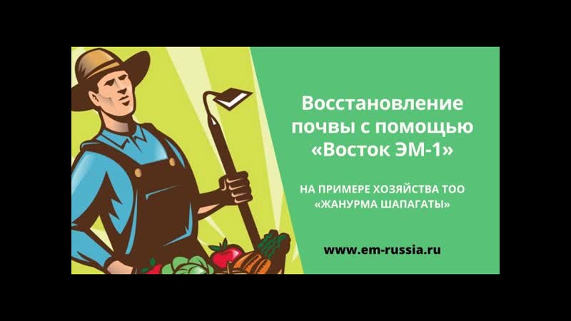 Восстановление почвы с помощью Восток ЭМ 1 на примере