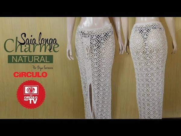 Bya Ferreira Saia Longa Natural de