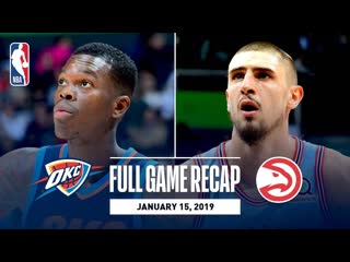 Full Game Recap: Thunder vs Hawks | Young & Len Record Double-Doubles