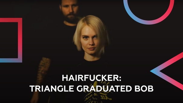 Triangle graduated bob by