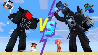 Monster School : WHO IS STRONGER TV MAN VS CAMERAMAN - Minecraft Animation