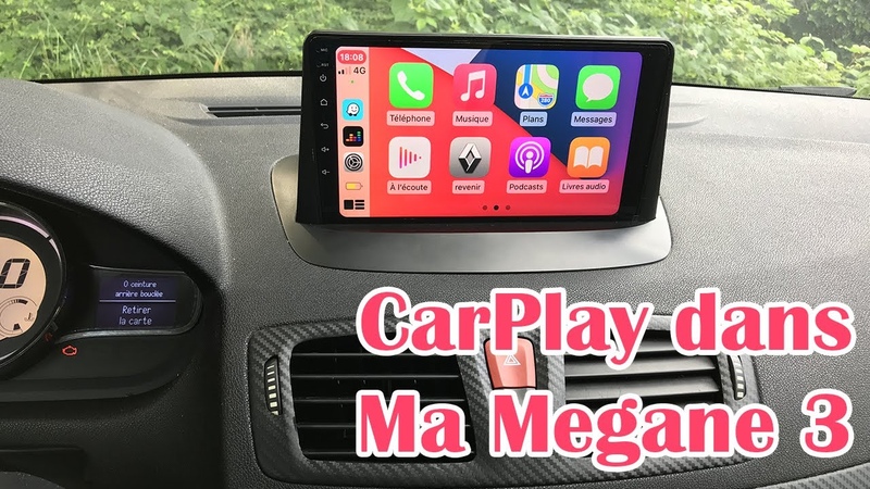 TEST AUTORADIO CARPLAY ANDROID AUTO dans Megane 3 GT Megane 3 RS Renault