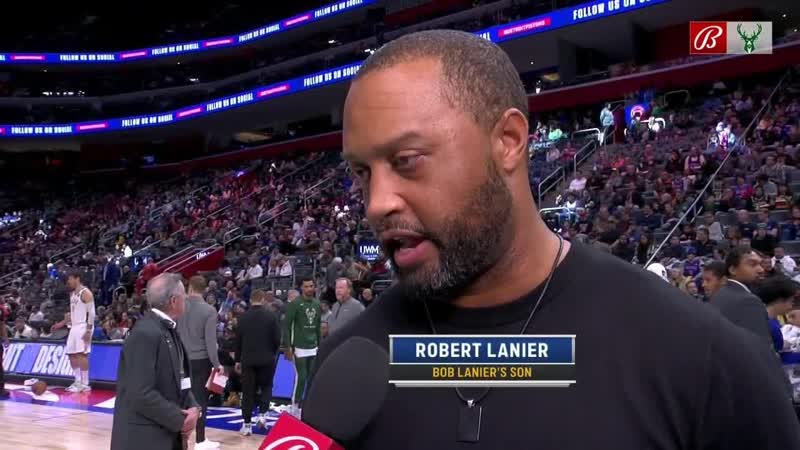 Bob Laniers son reacts to Bucks Pistons tributes, legacy of his late father, NBA on